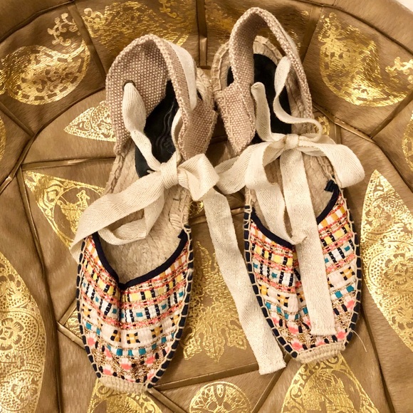 Soludos Mahlia Kent x Tweed Espadrille Sandals - Picture 6 of 7